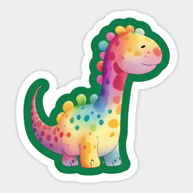 Funny Bronto Polkadot Sticker by Sally Honey